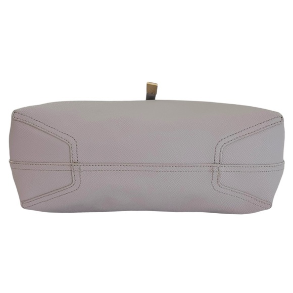 VINCE CAMUTO Leila Gray Driftwood Saffiano Leather Tote Bag - Picture 8 of 14